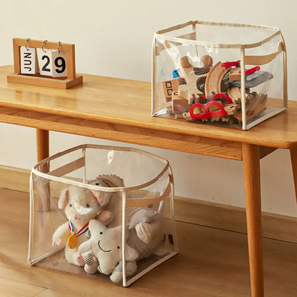 Panier de Rangement Transparent pour Jouets et Accessoires de Chiens