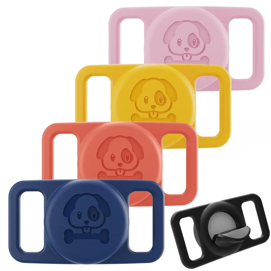 AirTag Cases for Dogs - Colorful Silicone