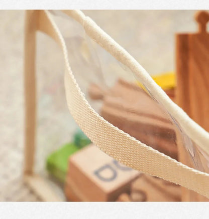 Panier de Rangement Transparent pour Jouets et Accessoires de Chiens