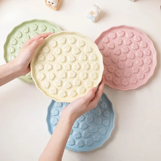 Ceramic Anti-Gluttony Dog Bowl