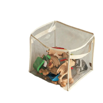 Panier de Rangement Transparent pour Jouets et Accessoires de Chiens
