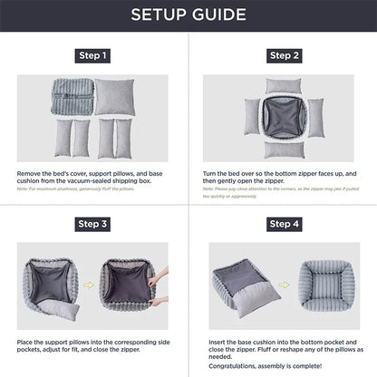 Cama acogedora para perros
